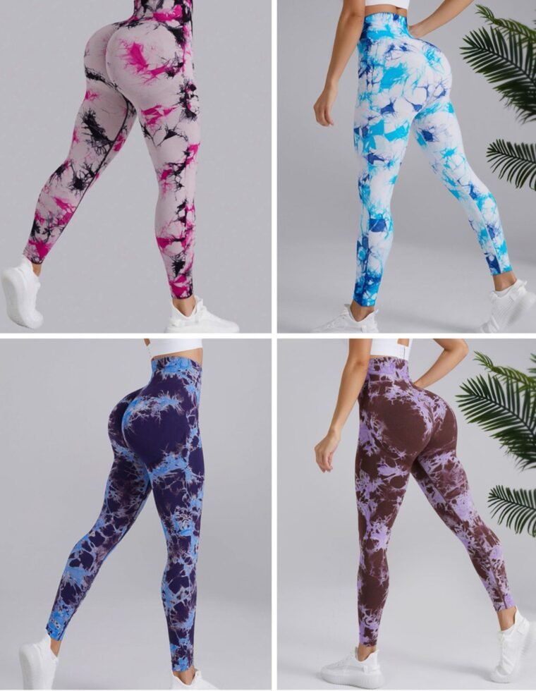 Pack 4 Calzas Deportiva Sin Costura Con Efecto Push Up