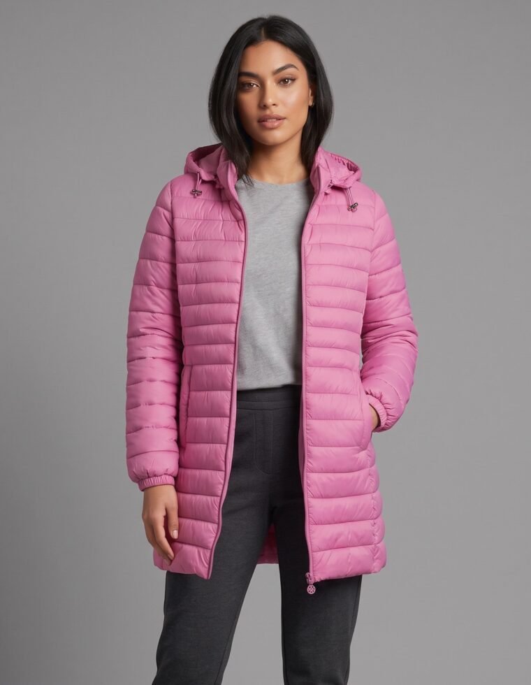Parka con Capucha Ajustable para Mujer - ELX1612