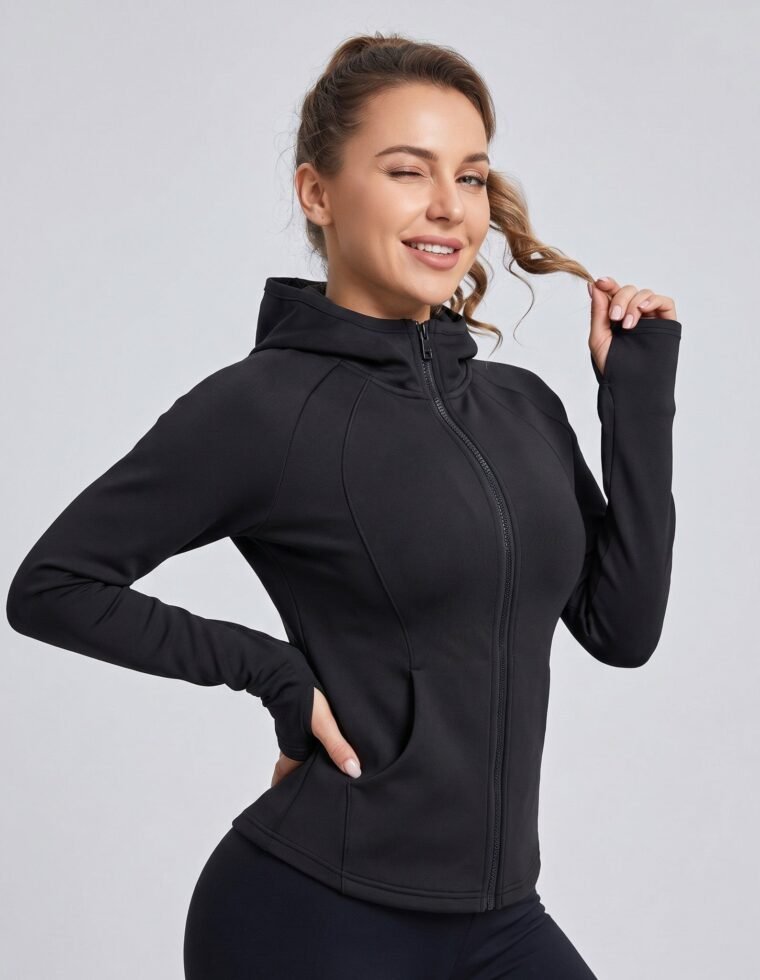 Chaqueta Chiporro Invierno Entallada Gorro Pasadedo Mujer - JYT044