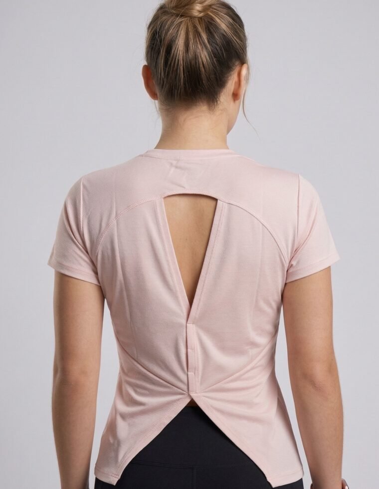 Polera Elite Sport - Espalda Abierta y Tela Efecto Seco - A362