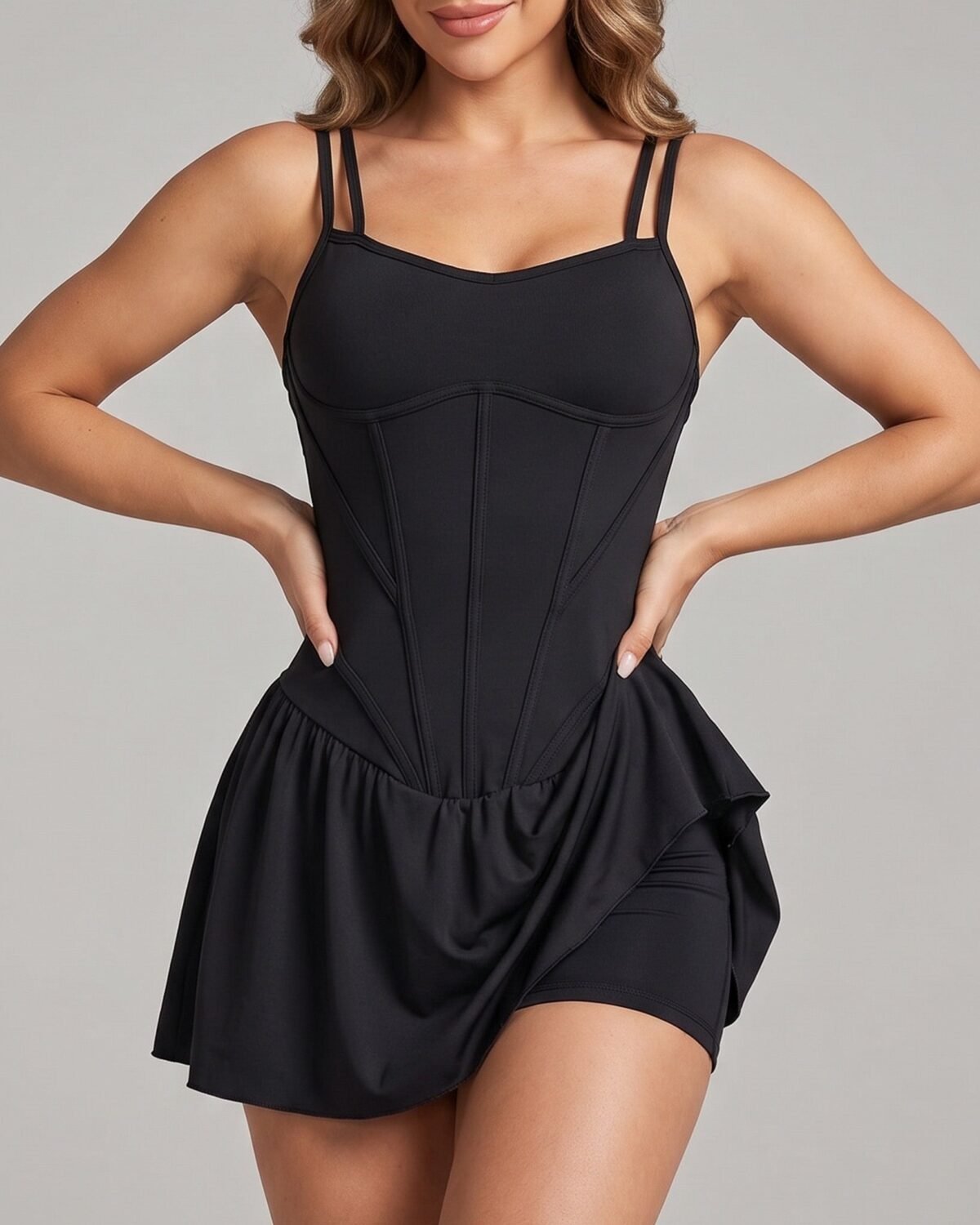 Vestido enterizo Deportivo Mujer  Tenis Con Falda Short