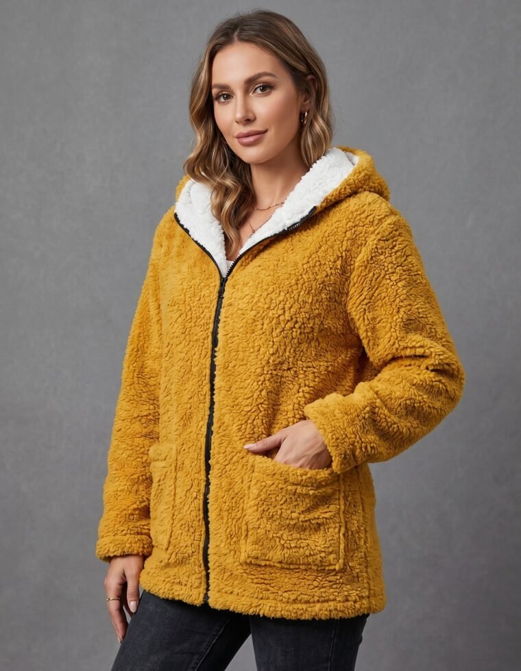 Chaqueta Abrigo Reversible Chiporro Mujer Capucha Invierno - JC516020