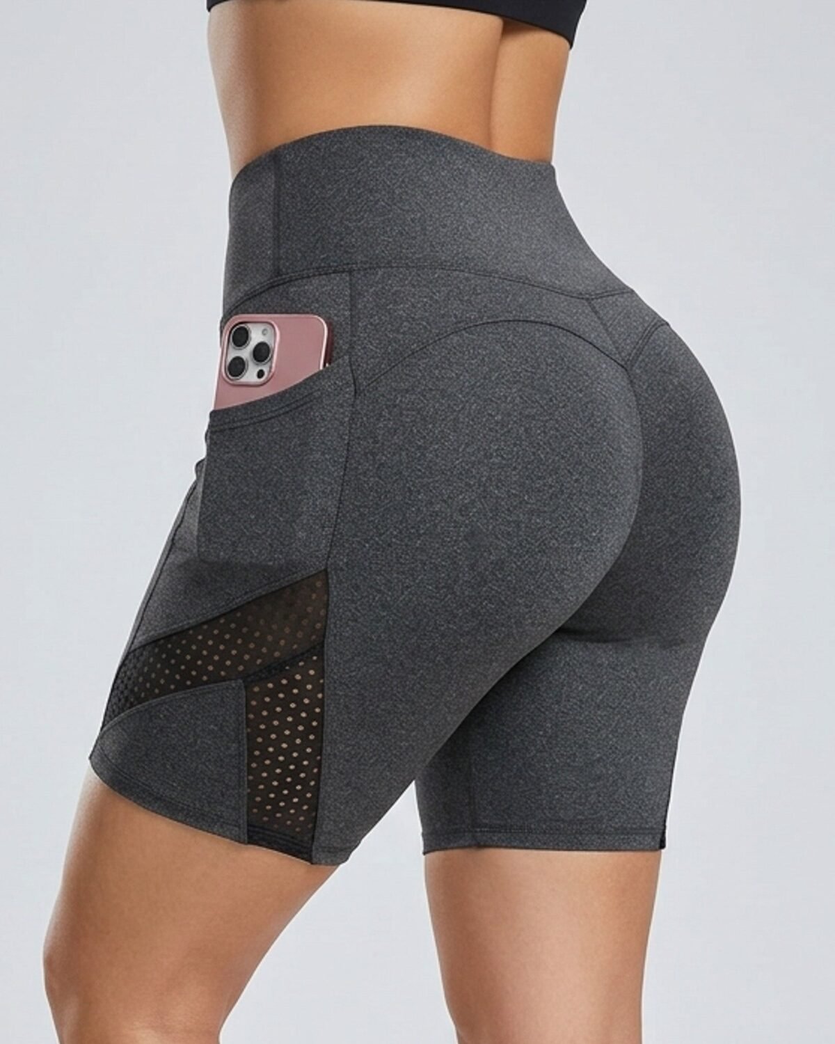 Short Pro Impacto - Bolsillos, Mallas y Efecto Moldeador