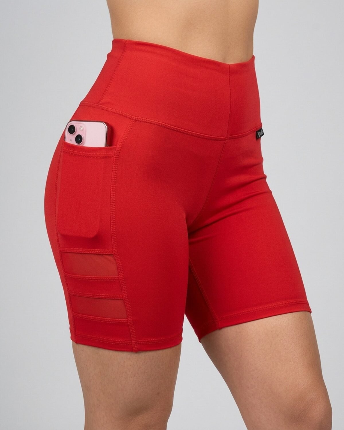 Short Suplex Nitro - Malla Dual, Tiro Alto y Bolsillo Pro