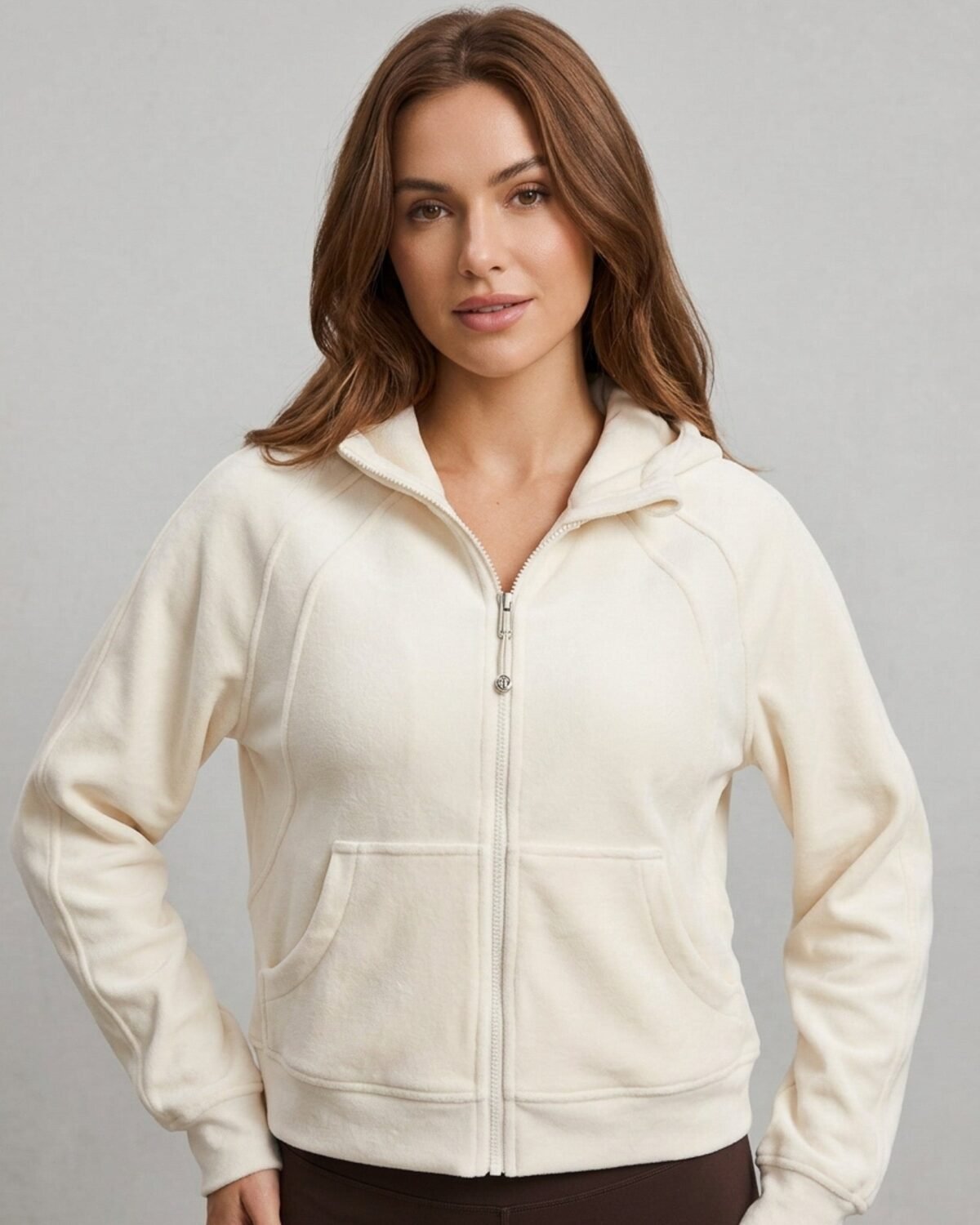 Chaqueta Oversize Con Cierre Gorro Tendencia Calidad Pro - LQ1002