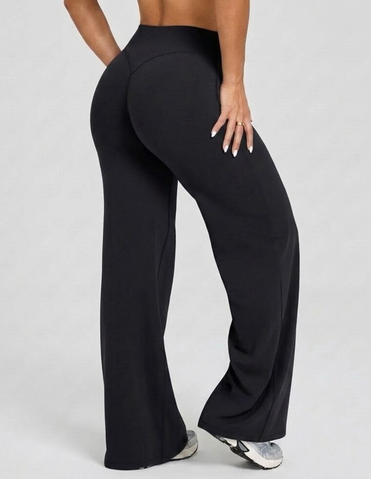 Pantalon Palazzo Baggy Mujer Tiro Alto Calidad Pro -A344